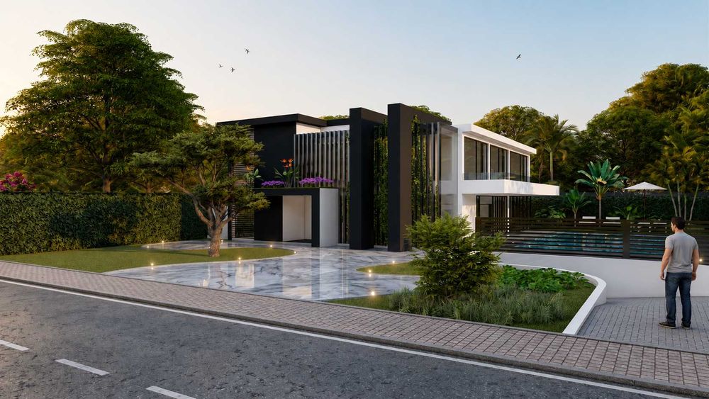 3D modelação e renderização.
