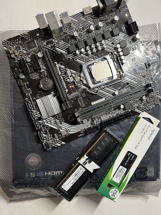 Готовий ПК комплект:i3-10100, 8GB DDR4,SSD 256GB NVMe +Windows11PRO