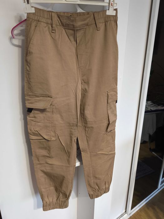 Spodnie Bershka kolor camel