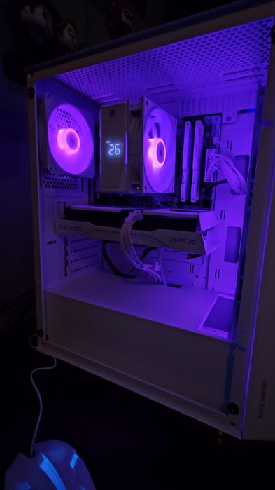 PC Gaming FULL WHITE (Novo) - RX 9060 XT + Ryzen 5