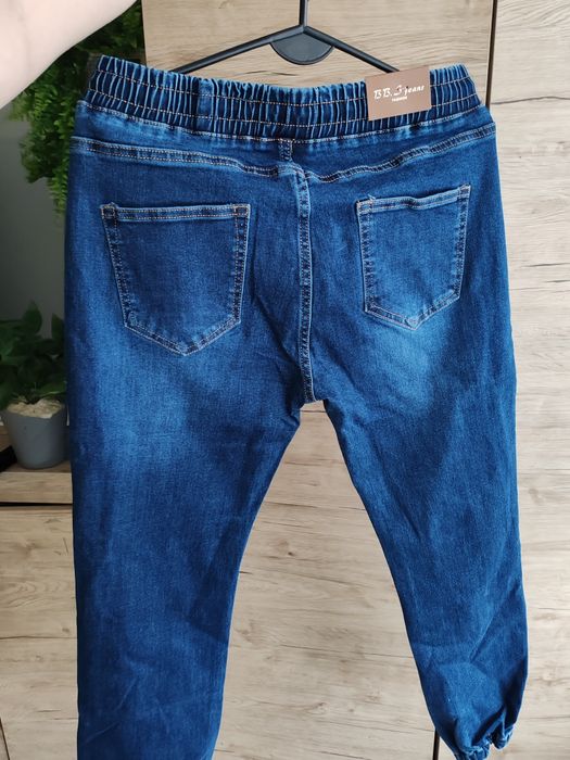 Joggery na gumce jeansy damskie 36 38- 40-42