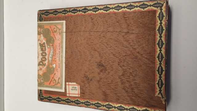 Caixa antiga de Charutos Brasileiros "Charutos Pooch" , (Vazia)
