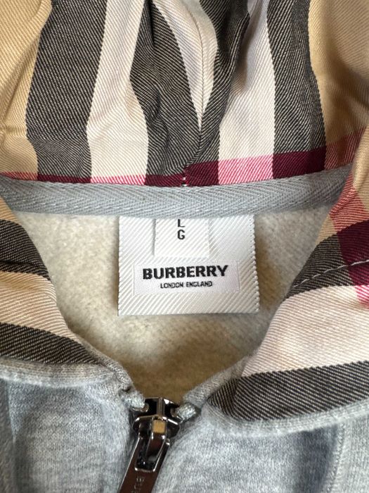 ‼️РОЗПРОДАЖ‼️ Зип Худи Burberry сіра кофта барбері зіпка