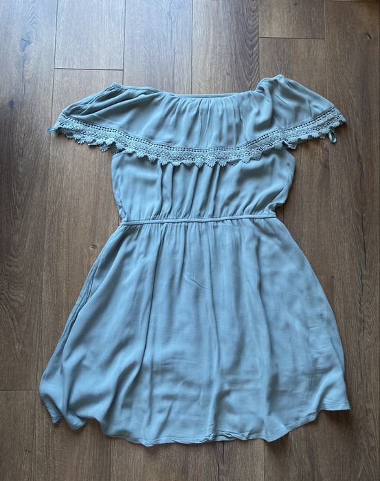 nka Hiszpanka z koronką z gumką w talii w stylu boho rozm L