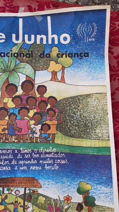 Poster/cartaz de Moçambique Dia Mundial da Criança