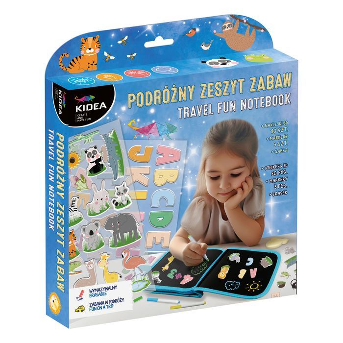 Podróżny Zeszyt Zabaw Kidea Derform