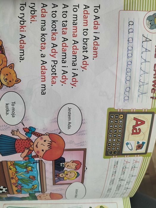 Elementarz, czytanie metodą sylabową