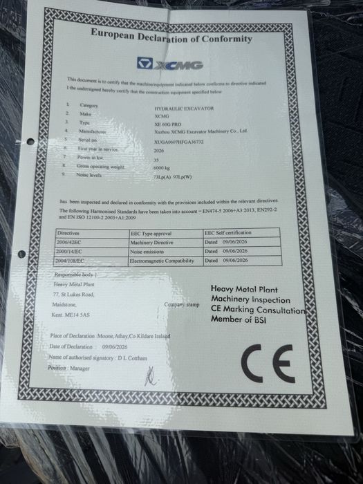 XCMG XE60D pro 2026