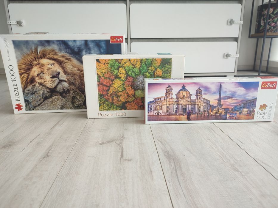 Набір пазлів 500 та 1000 елементів Trefl, Dodo – гарний стан