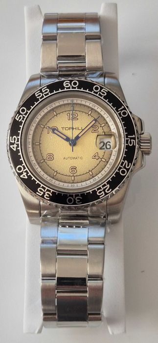 Zegarek automatyczny, nurek, diver Tophill TD006G (Dixon, 22 jewels)