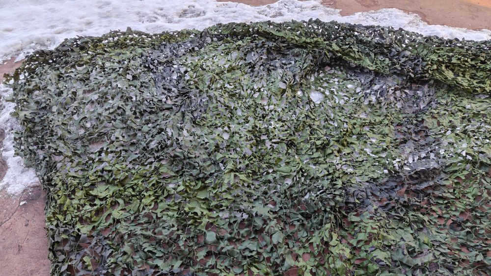 Szwedzka siatka maskująca 4,5m x 4,5m