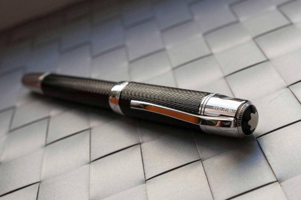 Pióro MONTBLANC Jules Verne MONT BLANC czarne wieczne Fountain + Etui