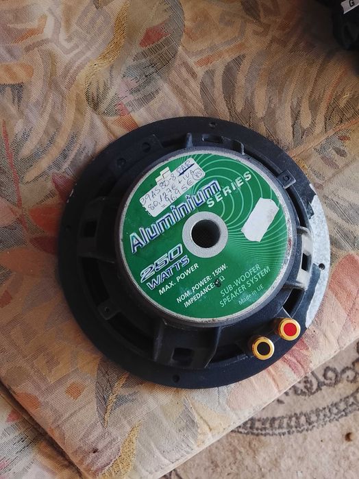 Subwoofer a funcionar