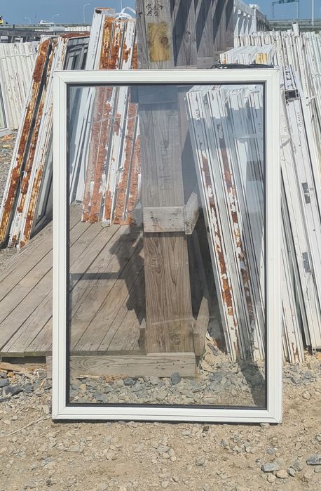 OKNA KacprzaK Witryna 84x133 FIX Używany PCV Lider Okna OLX