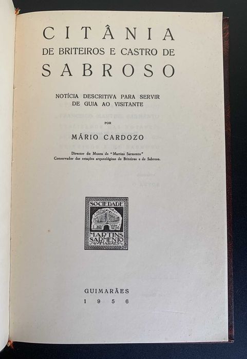 Citânia de Biteiros e Castro de Sabroso, 4ª ed. (1956)