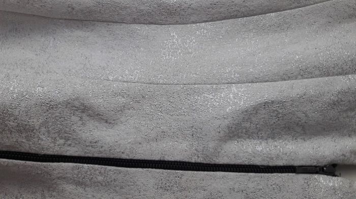 Elegancka srebrna biała bawełniana sukienka biurowa bombka Zara