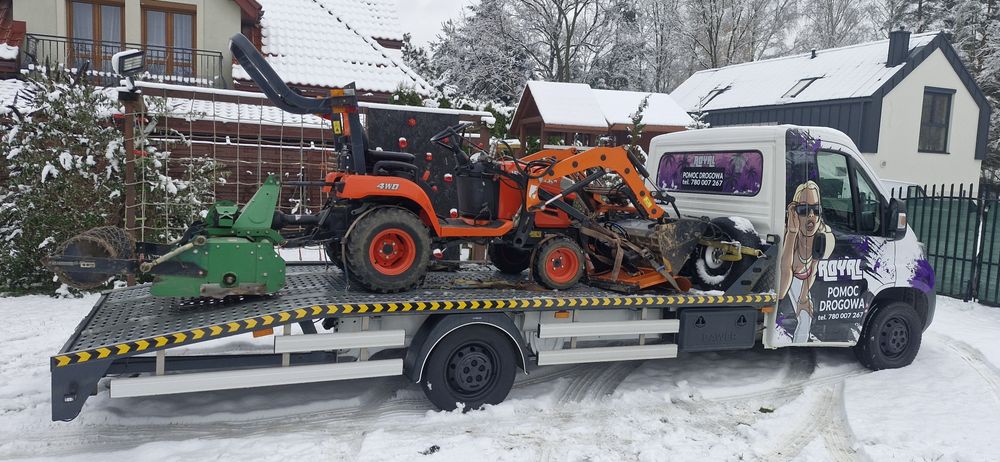 Pomoc Drogowa Holowanie Transport Wymiana koła Odpalanie samochodów