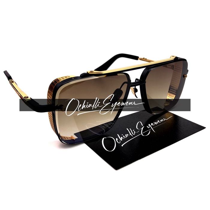 Okulary przeciwsłoneczne Dita MACH SIX Limited Edition brąz, pudełko