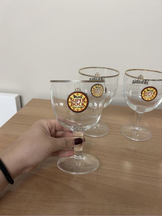 Copos Abadía edição especial Super Bock