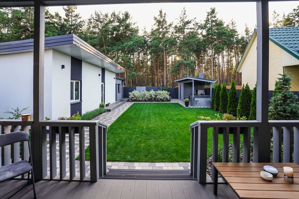 Подобова оренда будинків у лісі з чаном та лазнею, приватна територія