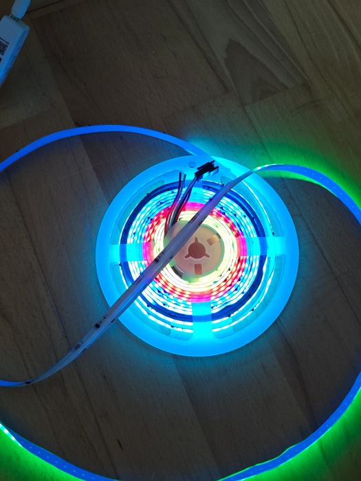 TAŚMA LED 5M COB NEON RGBIC 576 LED/M WS2811 rolka 10mm kolorowa IP20