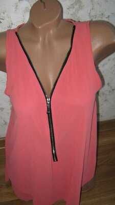 Блуза Блузка коралловая 46р. М