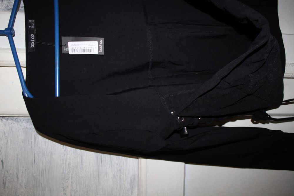 Корсетний топ зі шнурівкою та квадратним вирізом 5XL-6XL BOOHOO