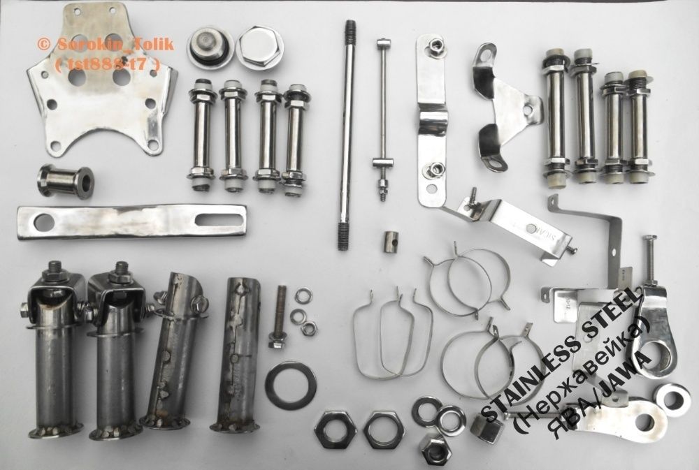 БОЛТЫ, КРЕПЕЖ боковых крышек мотора - двигателя ЯВА/JAWA, CZ/ЧЕЗЕТ 350