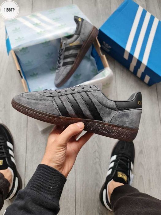 Мужские кроссовки Adidas Handball Spezial 'Dark Grey' Размеры 40-45