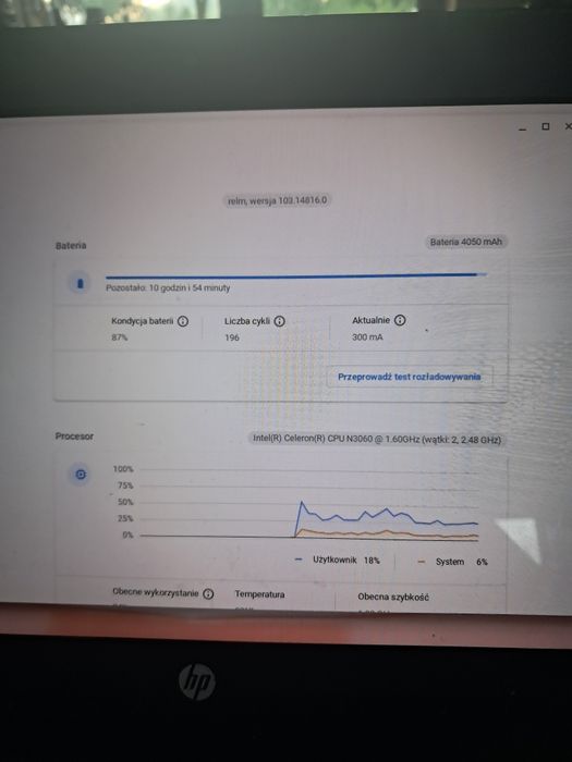 Laptop hp chrome os