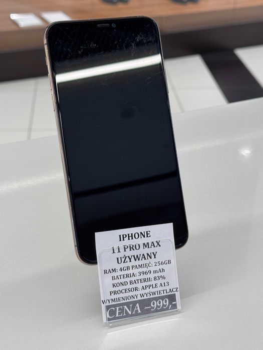 iPhone 11 PRO MAX 256GB Bat 83% Topcase Vivo *Raty 0%