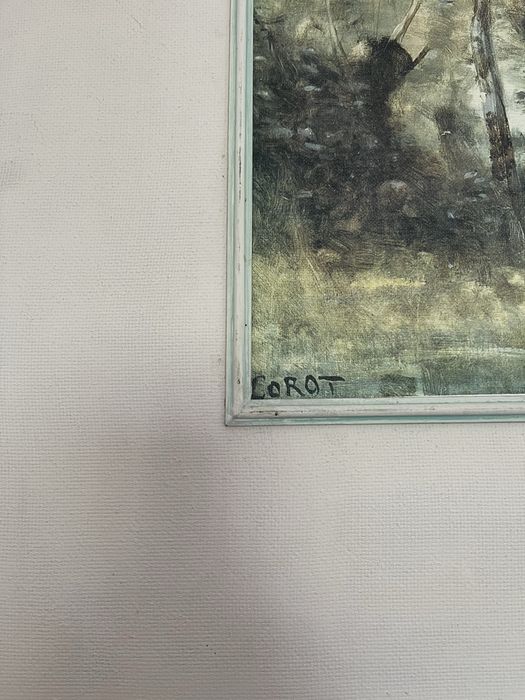 Quadro antigo oleo COROT