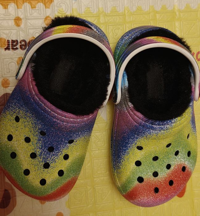 Утеплені Crocs унісекс С6. 22-23 13.2-13.5см утеплені Крокси