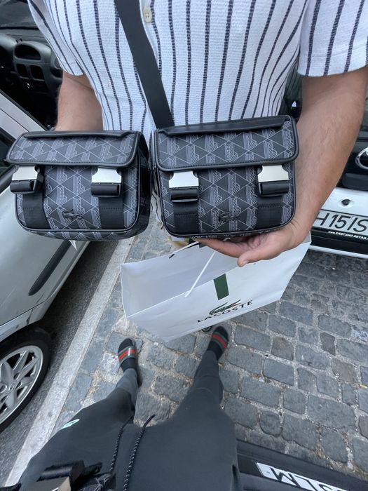 Bolsa Lacoste Homem/Jovem – Nova com Etiqueta