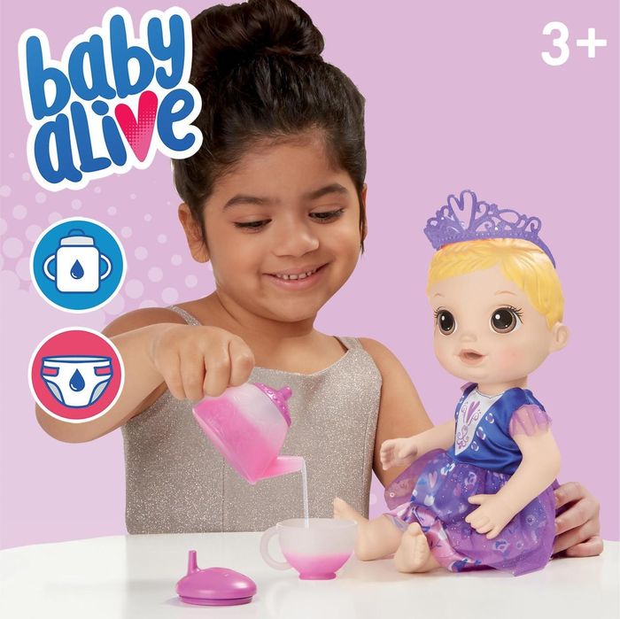 Кукла Baby Alive с волшебным чайным сервизом — чаепитие принцесси