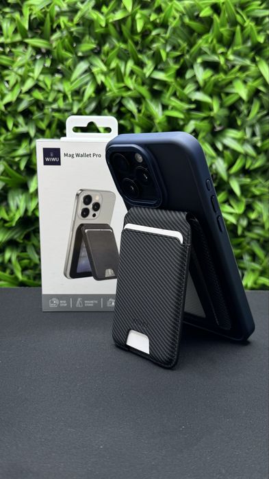 Картхолдер WIWU Mag Wallet Pro MW-003 Kevlar Black Чорний