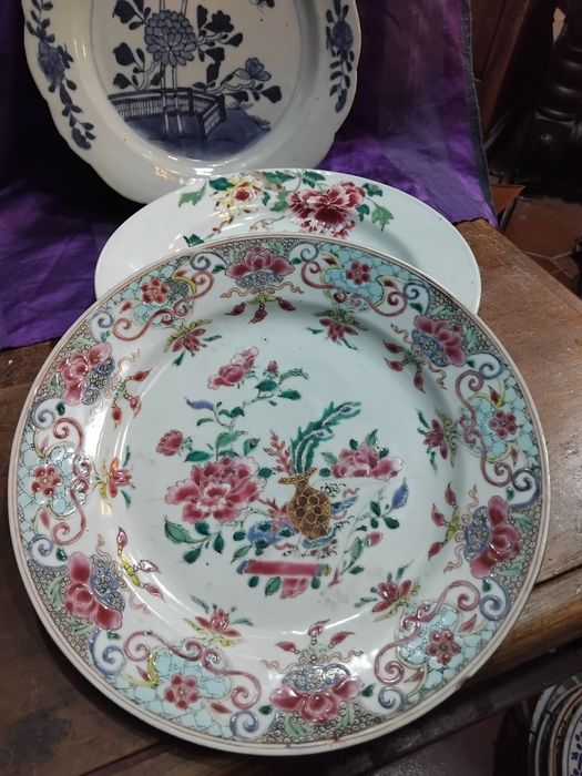 Prato em porcelana da China companhia das índias
