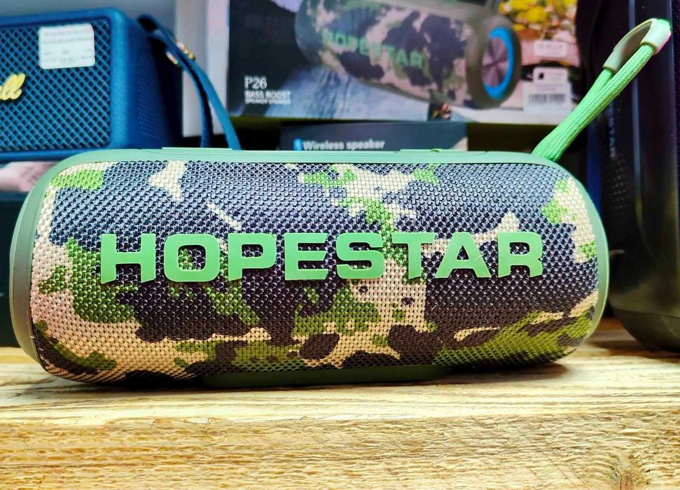 Портативна Bluetooth колонка Hopestar P26 з RGB підсвічуванням