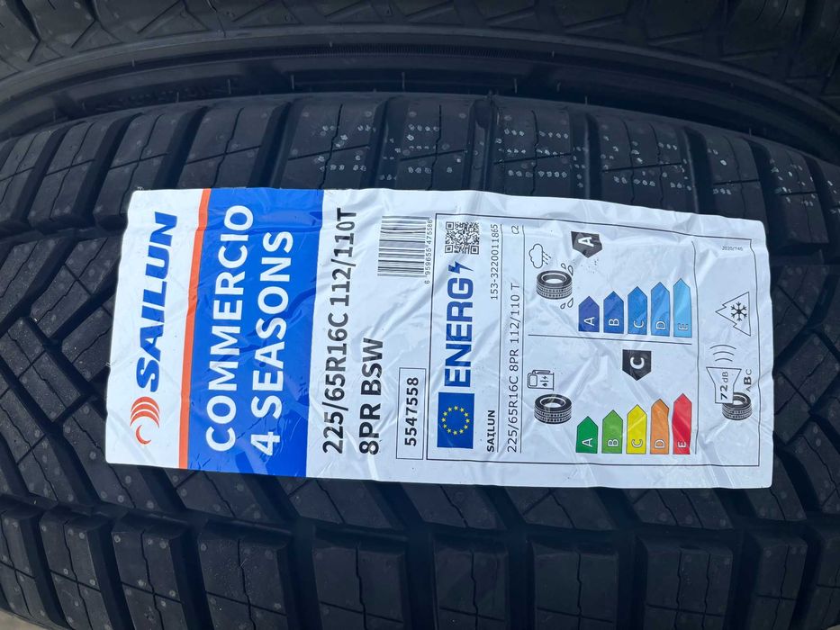Okazja opony całoroczne 225/65R16C SAILUN COMMERCIO 4SEASONS NOWE 2026