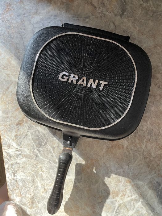 Двостороння гріль сковорода Grant| Сковорода для грилю Grant