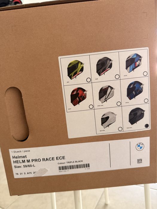 Capacete BMW M pro Race (Triple Black)