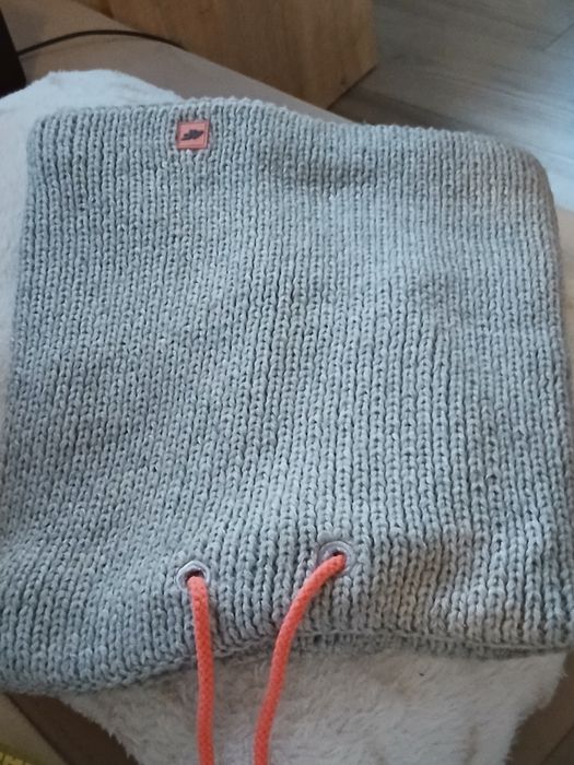 Komin unisex szary