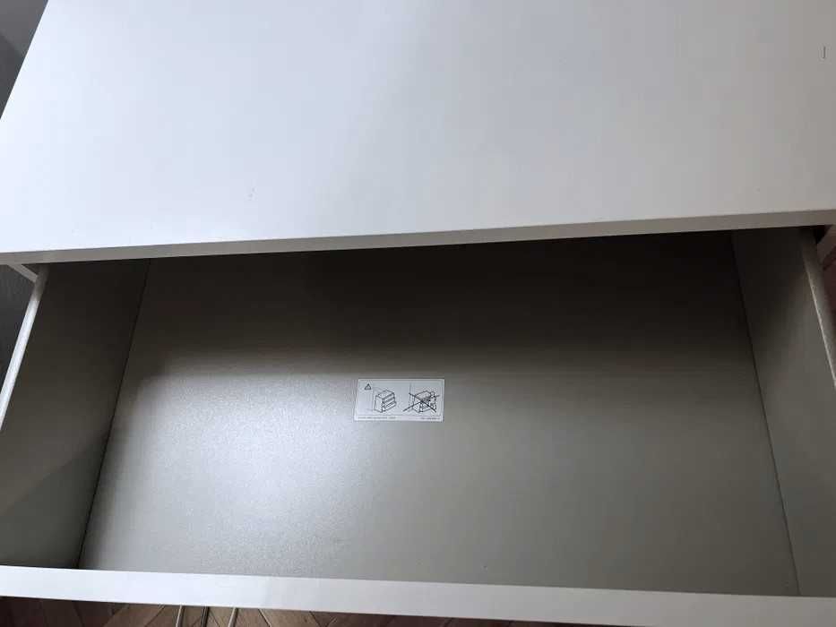 MALM biała komoda 3 szufladowa z IKEA