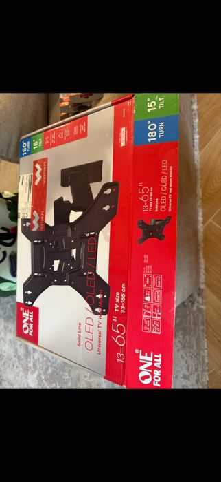 New TV Mount for 13" to 55", 180° Rotation64752384686210123