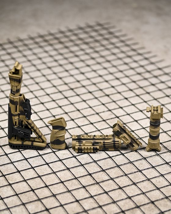 Обвіс АК74 АКМ АК47 обвес набор тюнинга койот. Приклад АК