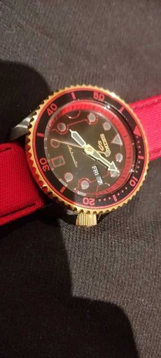 Relógio Seiko automático. Preço fixo. Street Fighter Ken. Limited edition