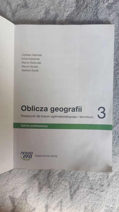 Oblicza geografii 3 zakres podstawowy