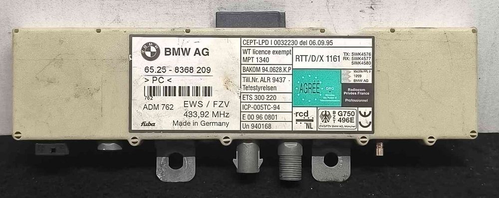 Módulo Eletrónico 6525-8368209 - BMW 3