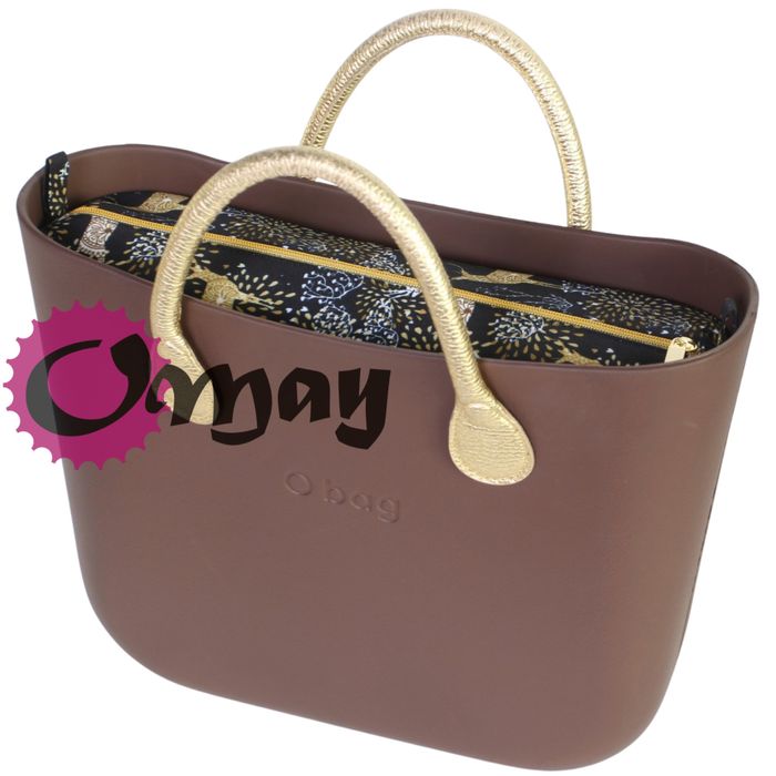 Organizer do OBAG STANDARD jelonki złote czarno-złote 2 kieszenie OMAY