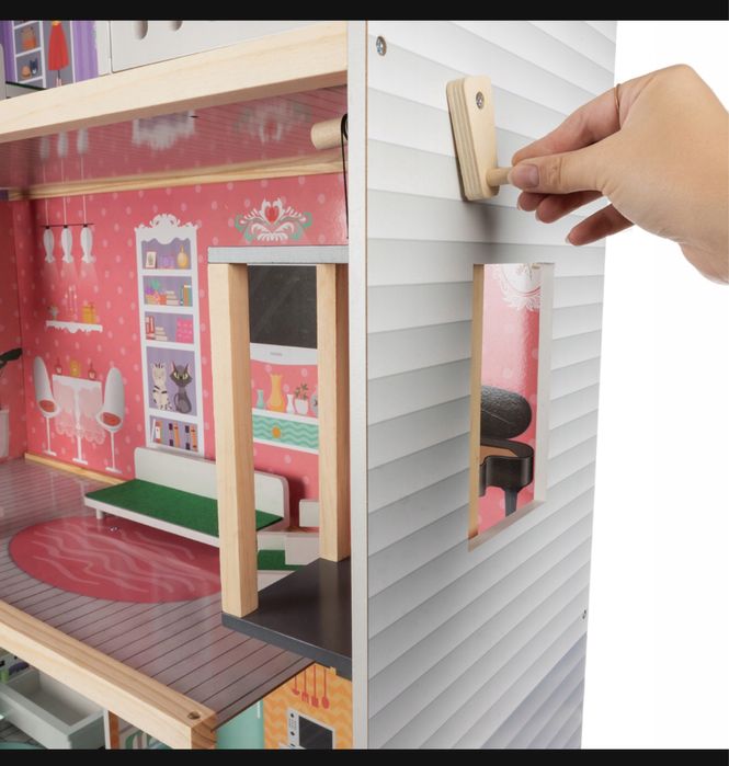 Domek dla lalek Kruzzel Duży Domek dla Lalek 114 cm. Super prezent